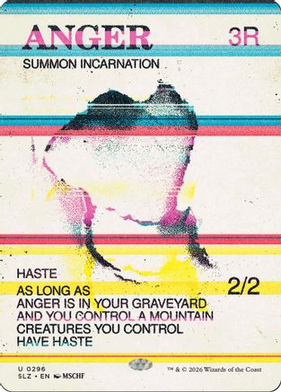 Anger (0296) [Secret Lair x MSCHF: The Zeta Set]