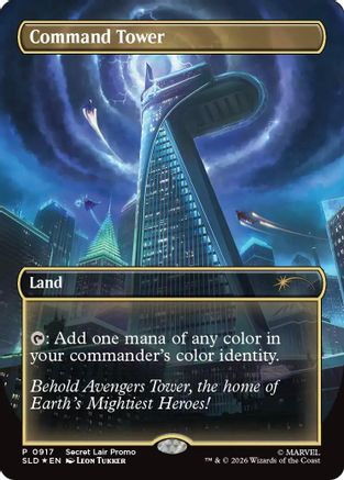 Command Tower (0917) [Secret Lair Drop Series] Foil