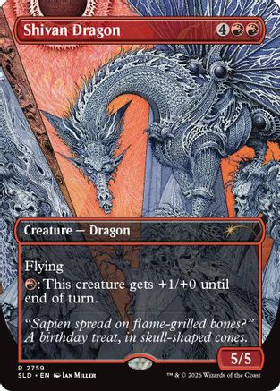 Shivan Dragon (2759) [Secret Lair Drop Series]