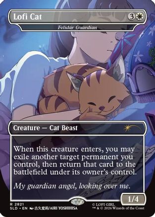 Lofi Cat - Felidar Guardian [Secret Lair Drop Series] Foil