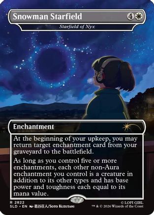 Snowman Starfield - Starfield of Nyx [Secret Lair Drop Series] Foil