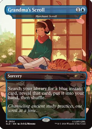 Grandma's Scroll - Merchant Scroll [Secret Lair Drop Series]