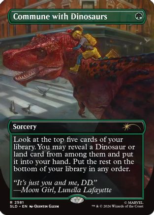 Commune with Dinosaurs [Secret Lair Drop Series] Foil