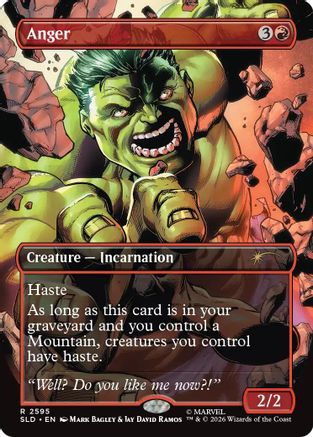 Anger (2595) [Secret Lair Drop Series] Foil
