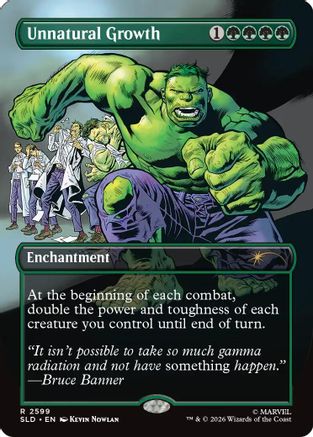 Unnatural Growth (2599) [Secret Lair Drop Series] Foil