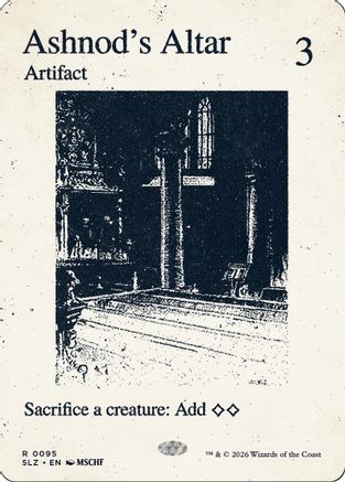 Ashnod's Altar (0095) [Secret Lair x MSCHF: The Zeta Set]