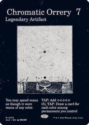 Chromatic Orrery (0218) [Secret Lair x MSCHF: The Zeta Set]