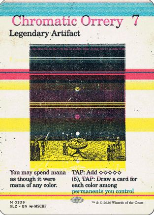 Chromatic Orrery (0339) [Secret Lair x MSCHF: The Zeta Set]
