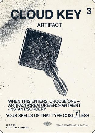 Cloud Key (0099) [Secret Lair x MSCHF: The Zeta Set]