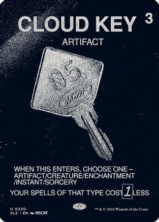 Cloud Key (0220) [Secret Lair x MSCHF: The Zeta Set]