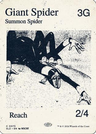Giant Spider (0075) [Secret Lair x MSCHF: The Zeta Set]