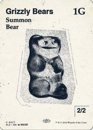 Grizzly Bears (0077) [Secret Lair x MSCHF: The Zeta Set]