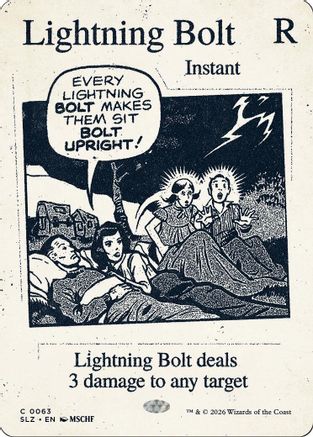 Lightning Bolt (0063) [Secret Lair x MSCHF: The Zeta Set]