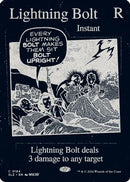 Lightning Bolt (0184) [Secret Lair x MSCHF: The Zeta Set]