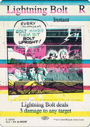 Lightning Bolt (0305) [Secret Lair x MSCHF: The Zeta Set]