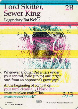 Lord Skitter, Sewer King (0288) [Secret Lair x MSCHF: The Zeta Set]