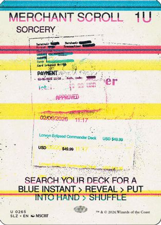 Merchant Scroll (0265) [Secret Lair x MSCHF: The Zeta Set]