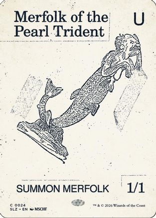 Merfolk of the Pearl Trident (0024) [Secret Lair x MSCHF: The Zeta Set]