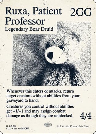 Ruxa, Patient Professor (0083) [Secret Lair x MSCHF: The Zeta Set]