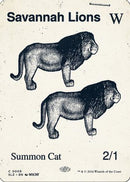 Savannah Lions (0009) [Secret Lair x MSCHF: The Zeta Set]