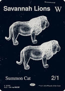 Savannah Lions (0130) [Secret Lair x MSCHF: The Zeta Set]