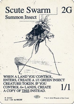 Scute Swarm (0084) [Secret Lair x MSCHF: The Zeta Set]