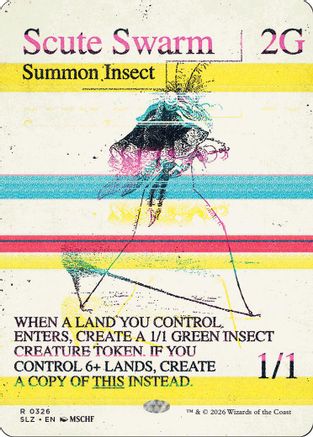 Scute Swarm (0326) [Secret Lair x MSCHF: The Zeta Set]