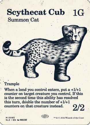 Scythecat Cub (0085) [Secret Lair x MSCHF: The Zeta Set]