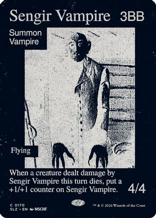 Sengir Vampire (0170) [Secret Lair x MSCHF: The Zeta Set]