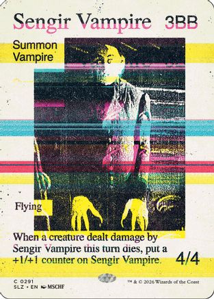 Sengir Vampire (0291) [Secret Lair x MSCHF: The Zeta Set]