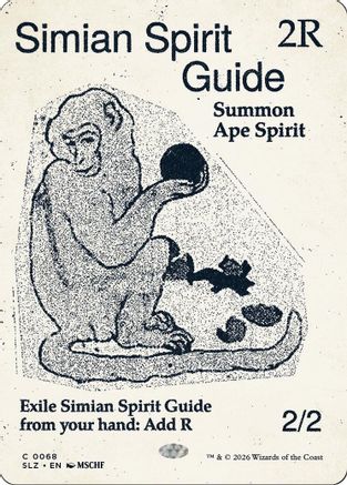 Simian Spirit Guide (0068) [Secret Lair x MSCHF: The Zeta Set]