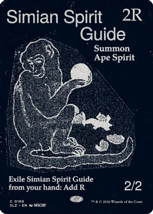 Simian Spirit Guide (0189) [Secret Lair x MSCHF: The Zeta Set]