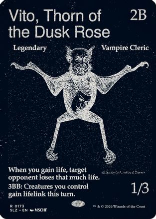 Vito, Thorn of the Dusk Rose (0173) [Secret Lair x MSCHF: The Zeta Set]