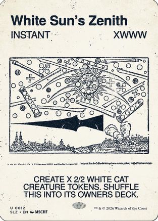 White Sun's Zenith (0012) [Secret Lair x MSCHF: The Zeta Set]