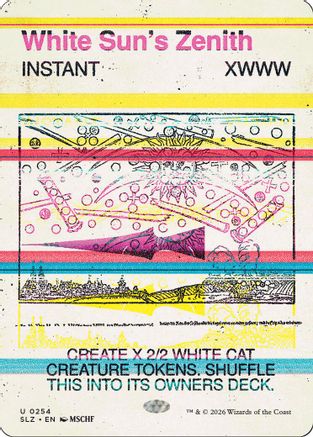 White Sun's Zenith (0254) [Secret Lair x MSCHF: The Zeta Set]