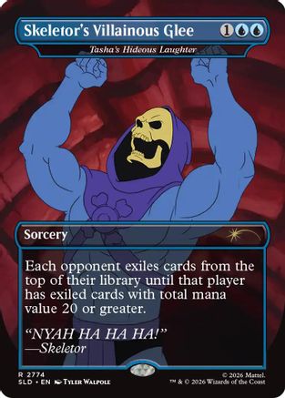 Skeletor's Villainous Glee - Tasha's Hideous Laughter [Secret Lair Drop Series] Foil