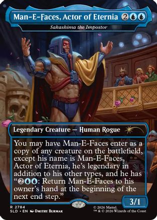 Man-E-Faces, Actor of Eternia - Sakashima the Impostor [Secret Lair Drop Series] Foil