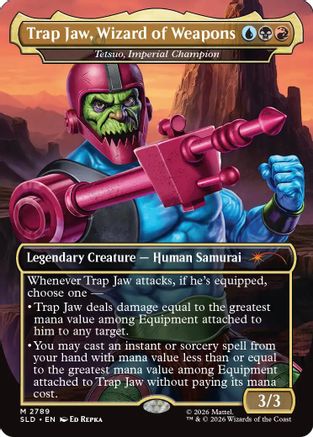 Trap Jaw, Wizard of Weapons - Tetsuo, Imperial Champion [Secret Lair Drop Series] Foil