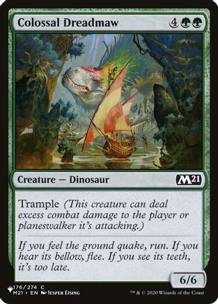 Colossal Dreadmaw (M21) [The List Reprints]