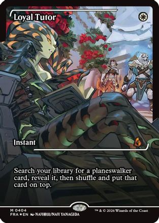 Loyal Tutor (Showcase) [Reality Fracture] Foil