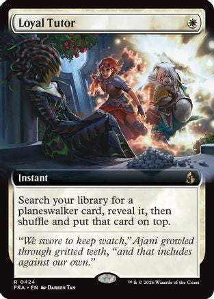 Loyal Tutor (Extended Art) [Reality Fracture] Foil