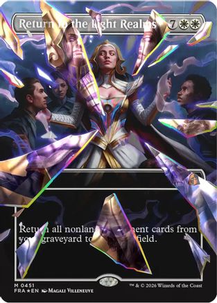 Return to the Light Realms (Borderless) (Facet Foil) (0415) [Reality Fracture] Foil
