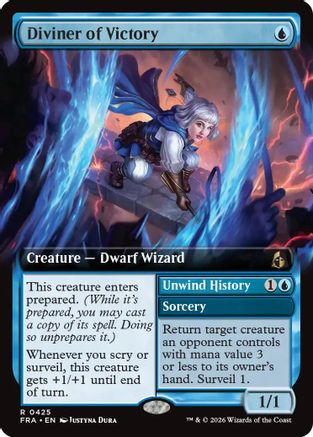 Diviner of Victory (Extended) [Reality Fracture] Foil