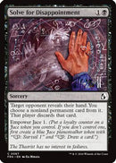 Solve for Disappointment [Reality Fracture]