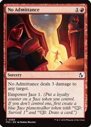 No Admittance [Reality Fracture] Foil