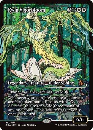 Kwia Vigorbloom (Showcase) (0410) [Reality Fracture] Foil