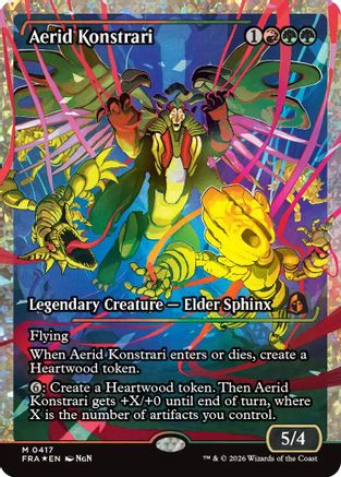 Aerid Konstrari (Showcase) (Fracture Foil) (0417) [Reality Fracture] Foil