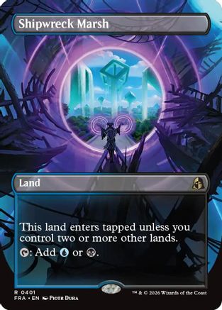 Shipwreck Marsh (Borderless) [Reality Fracture] Foil