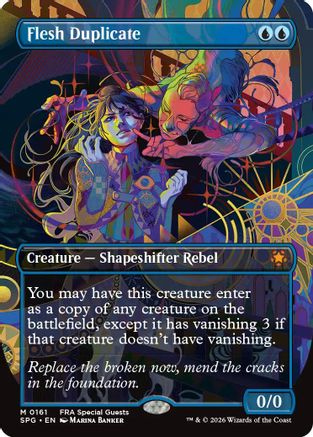 Flesh Duplicate (Borderless) [Special Guests] Foil
