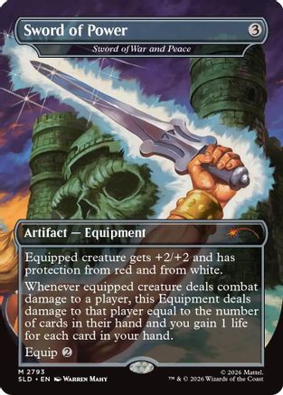 Sword of Power - Sword of War and Peace [Secret Lair Drop Series] Foil